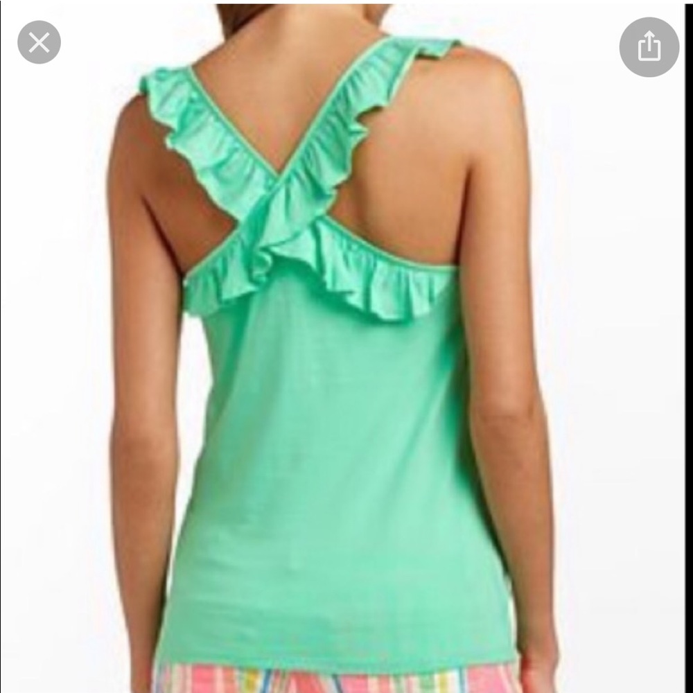 NWT Lilly Pulitzer Shully top Glenda Green Small